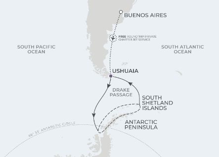 11-Night Ushuaia Roundtrip 3/14/25